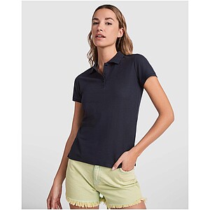 Pegaso Premium short sleeve womens polo, navy