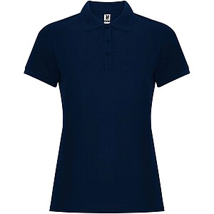 Pegaso Premium short sleeve womens polo, navy