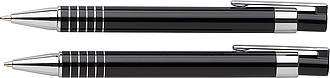 Pen set, ballpen and pencilBlack