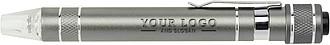 Pen shaped pocket screwdriver.Grey