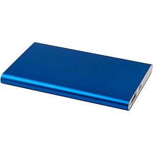 Pep 4000 mAh Type-C recycled aluminium power bank, royal blue