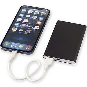 Pep 4000 mAh Type-C recycled aluminium power bank, titanium