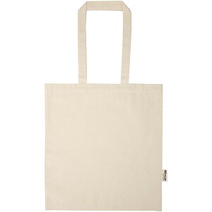 Peru Blend 180 g/m2 GRS recycled cotton tote bag 7L, natural