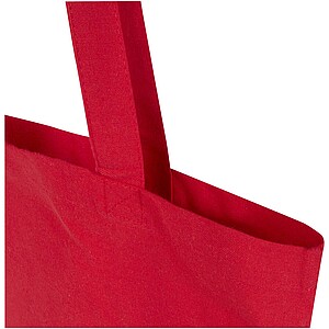Peru Blend 180 g/m2 GRS recycled cotton tote bag 7L, red