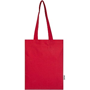 Peru Blend 180 g/m2 GRS recycled cotton tote bag 7L, red