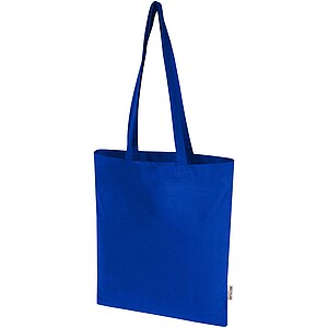 Peru Blend 180 g/m2 GRS recycled cotton tote bag 7L, royal blue