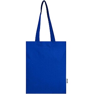 Peru Blend 180 g/m2 GRS recycled cotton tote bag 7L, royal blue