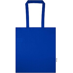Peru Blend 180 g/m2 GRS recycled cotton tote bag 7L, royal blue