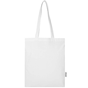 Peru Blend 180 g/m2 GRS recycled cotton tote bag 7L, white
