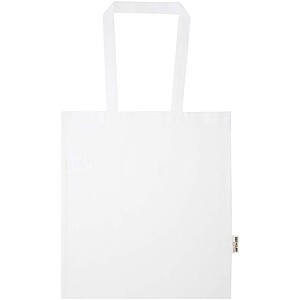 Peru Blend 180 g/m2 GRS recycled cotton tote bag 7L, white