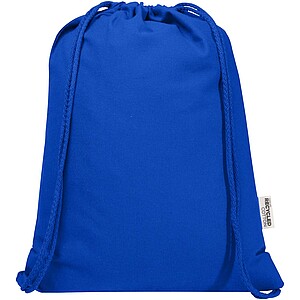Peru Blend 180 g/m2 GRS recycled drawstring bag 5L, royal blue