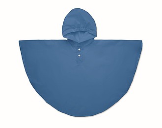 PEVA kid rain coat with hood