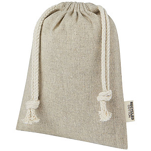 Pheebs 150 g/m2 GRS recycled cotton gift bag small 0.5L