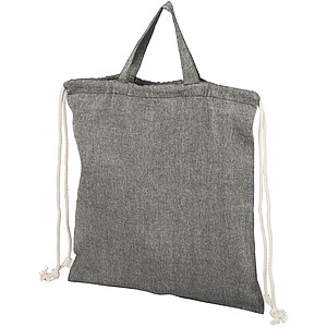 Pheebs 150 g/m2 recycled cotton drawstring backpack