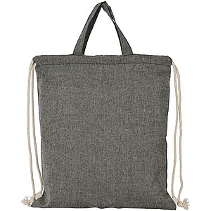 Pheebs 150 g/m2 recycled cotton drawstring backpack
