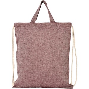 Pheebs 150 g/m2 recycled cotton drawstring backpack