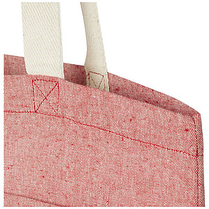 Pheebs 150 g/m2 recycled cotton tote bag with front pocket 9L