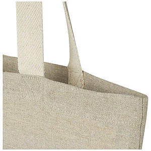 Pheebs 150 g/m2 recycled cotton tote bag with front pocket 9L