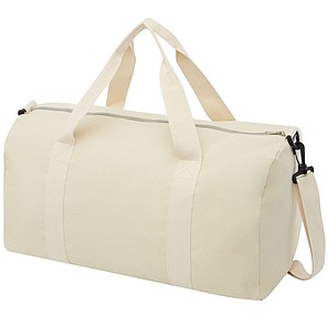 Pheebs 210 g/m2 recycled cotton and polyester duffel bag