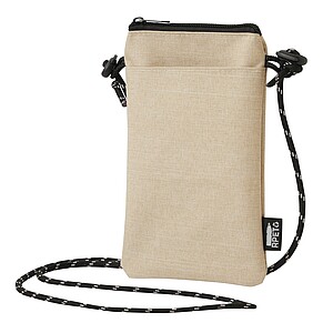 Phone crossbody bag, beige