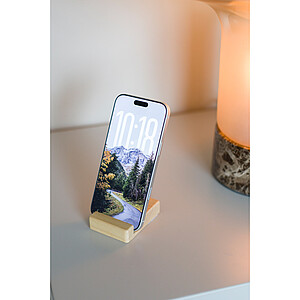 Phone holder Nyla | Recycled wood
