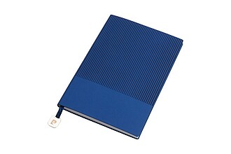 PIERRE CARDIN CHANTAL Set of notebook and DENISE ballpoint pen, dark blue