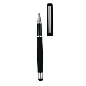 PIERRE CARDIN CLAUDIE SET Set of rollerball pen und ballpoint pen, black