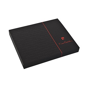 PIERRE CARDIN CONCORDE Set of cardholder and roller, black