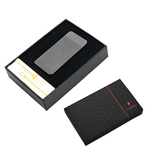 PIERRE CARDIN ELECTRIC Re-chargable electric lighter, gunmetal