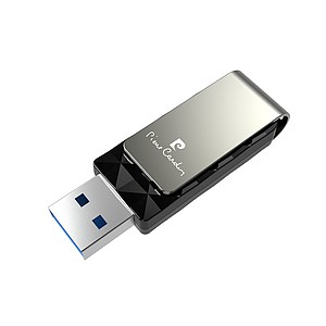 PIERRE CARDIN ETOILE An elegant swivel USB flash drive, black