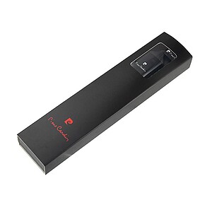 PIERRE CARDIN FLEUR Charging cable with 3 connectors, black