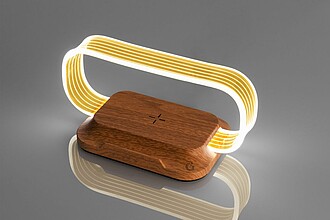 PIERRE CARDIN JEROME Phone stand with 15W wireless charging function