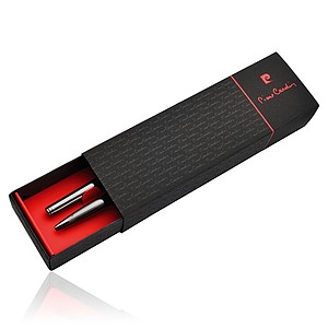 PIERRE CARDIN RENEE SET Set of ballpoint pen and roller, gunmetal