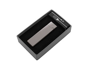 PIERRE CARDIN SMART Re-chargable electric lighter, gunmetal