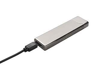 PIERRE CARDIN SMART Re-chargable electric lighter, gunmetal