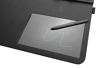 PIERRE CARDIN TAPIS Elegant multifunctional Pierre Cardin office mouse pad, black