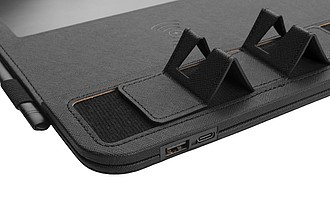 PIERRE CARDIN TAPIS Elegant multifunctional Pierre Cardin office mouse pad, black