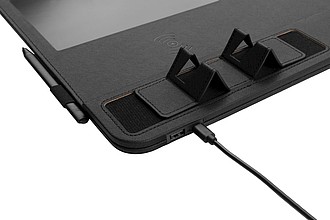 PIERRE CARDIN TAPIS Elegant multifunctional Pierre Cardin office mouse pad, black