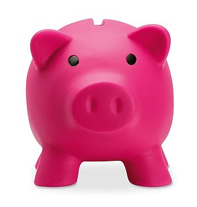 Piggy bank, fuchsia