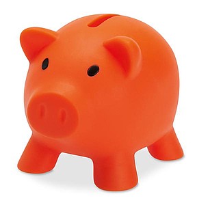 Piggy bank, orange