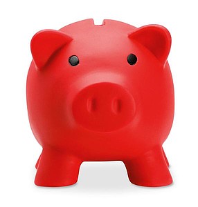 Piggy bank, red