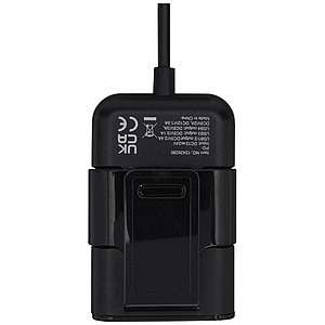 Pilot dual car charger with QC 3.0 dual back seat extended charger