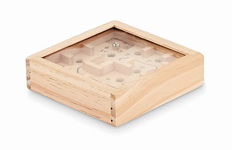 Pine wooden labyrinth game