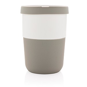 PLA cup coffee to go 380ml,grey