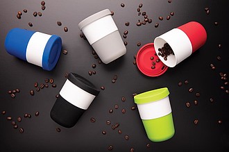PLA cup coffee to go 380ml,grey