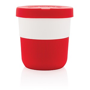 PLA cup coffee to go,red
