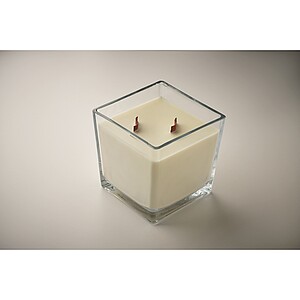 Plant based wax candle 1300 gr, transparent