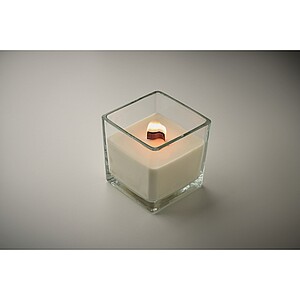 Plant based wax candle 600gr, transparent