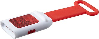 Plastic bicycle light with 4 LED lights