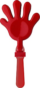 Plastic hand clapperBlack/yellow/red